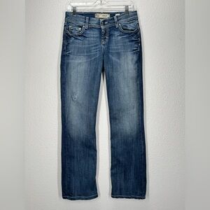 BKE Harper Women's Bootcut Blue Jeans BK11176L Medium Wash 27x31 1/2” Low Rise